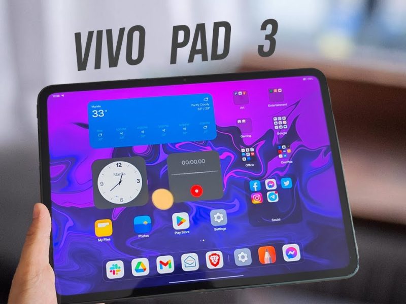 vivo Pad 3, Tablet Simpel dengan Desain Unik dan Performa Modern